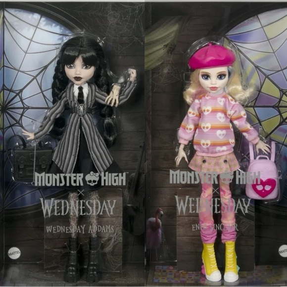 Monster High X Wednesday Adams Family Fashion Doll NEW - Picture 7 of 12